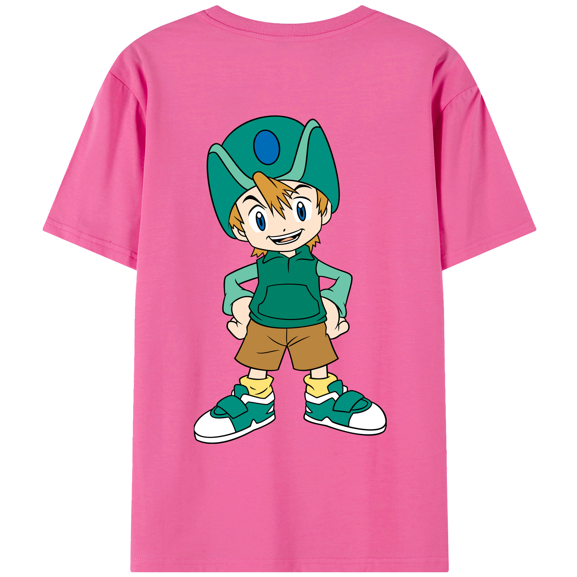 （画像用） Digimon デジタルモンスター/デジモン レディース半袖Tシャツ(バックプリント)